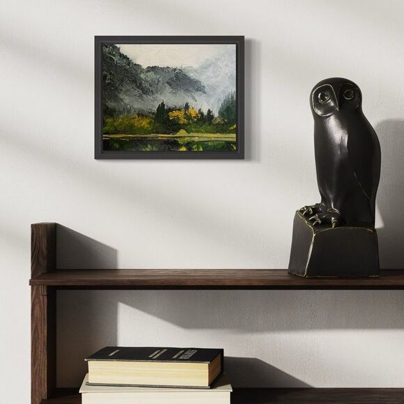 Original Oil Landscape Painting Sierra Nevada Mountains Alpine Lake Signed 8x10" - Picture 6 of 7